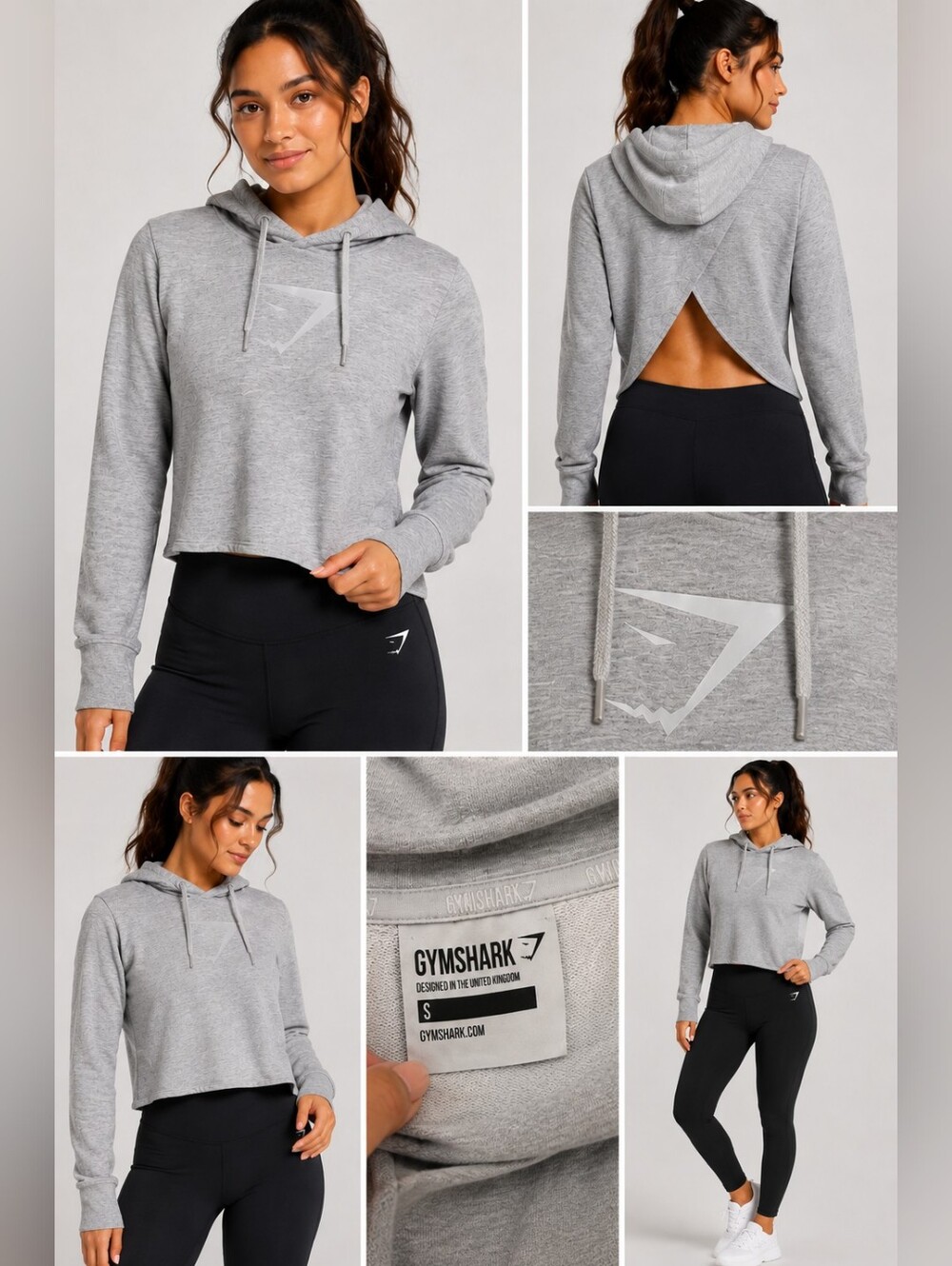 Gymshark Hooded Cropped Sweathirt